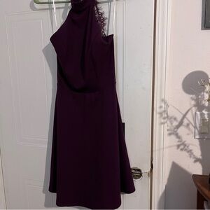 Take a Twirl Burgundy Lace Backless Skater Dress